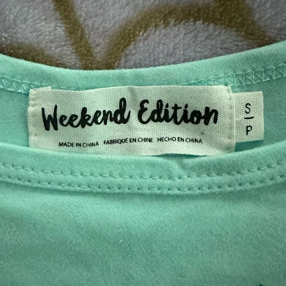 Sloth Pajama Set, S Cozy Lounge Pants & Tank Top, Weekend Edition, Matching - Picture 3 of 10